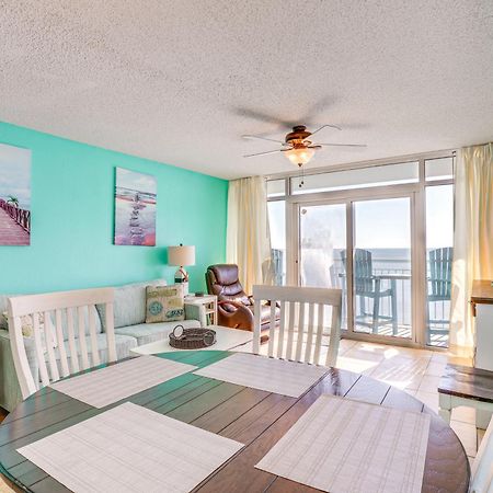 Oceanfront Condo With Huge Balcony Walk To Skywheel Myrtle Beach Exterior foto