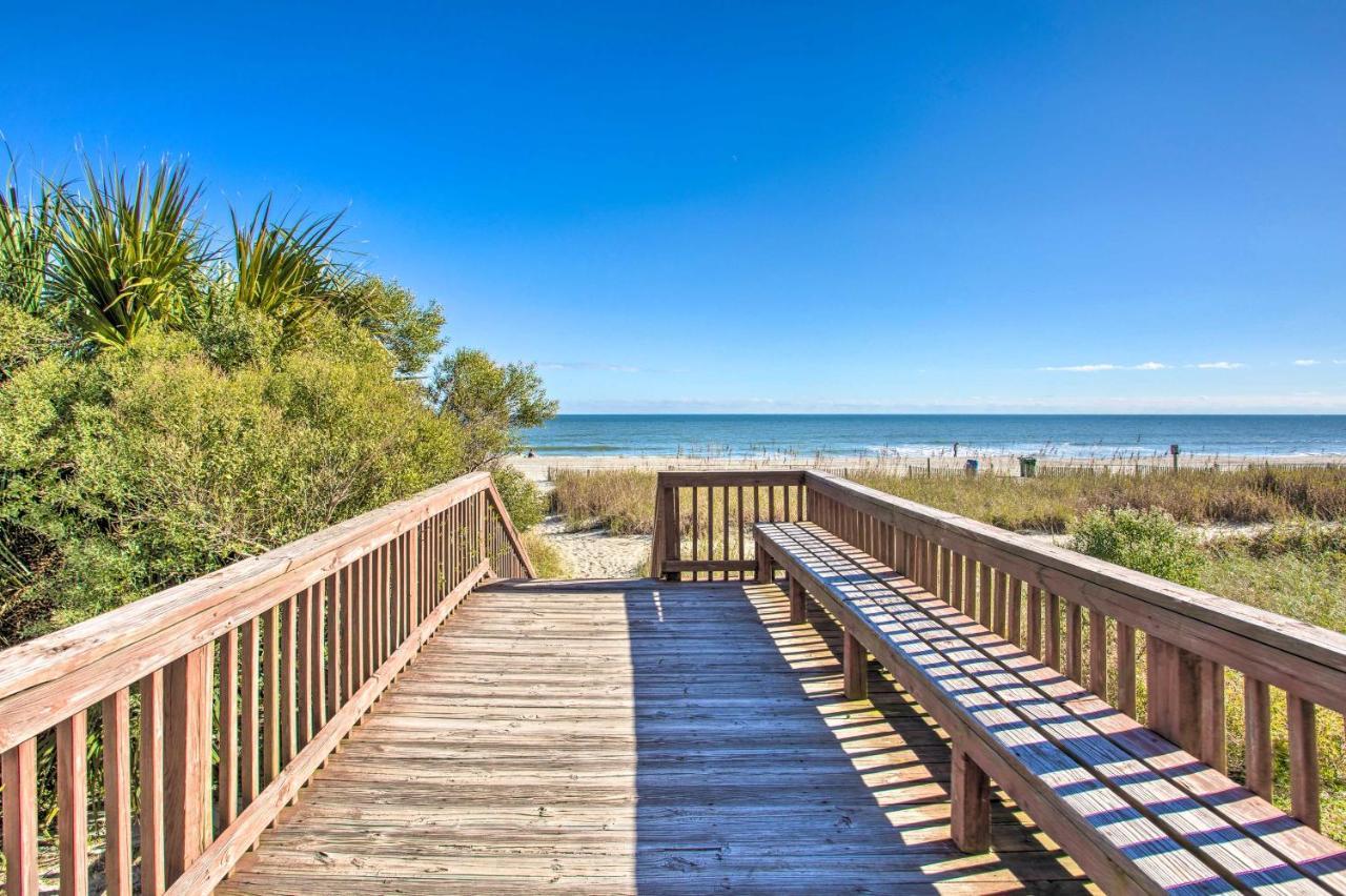 Oceanfront Condo With Huge Balcony Walk To Skywheel Myrtle Beach Exterior foto