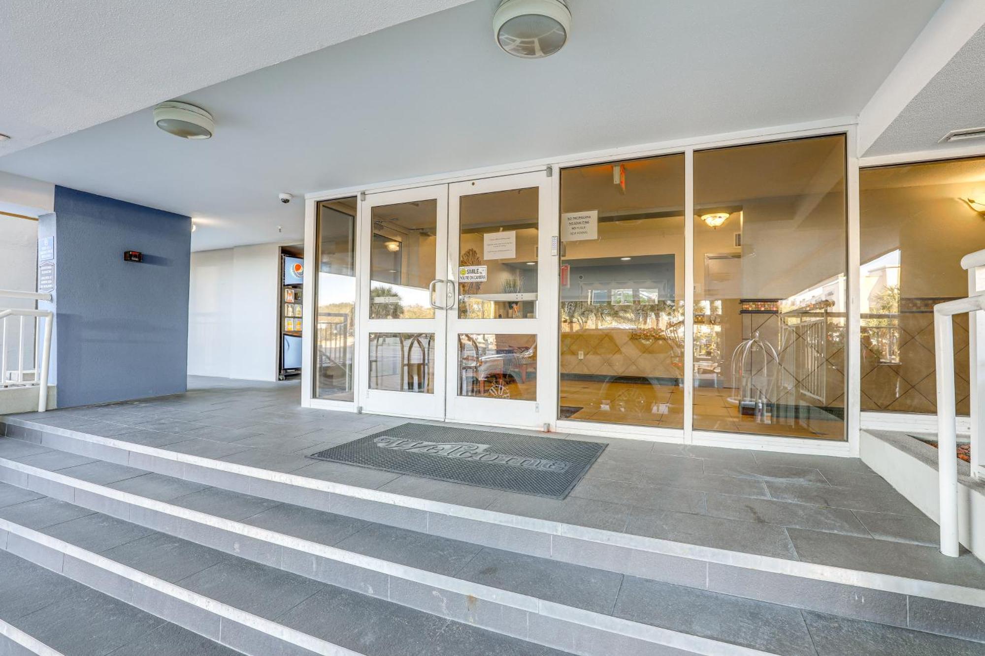 Oceanfront Condo With Huge Balcony Walk To Skywheel Myrtle Beach Exterior foto